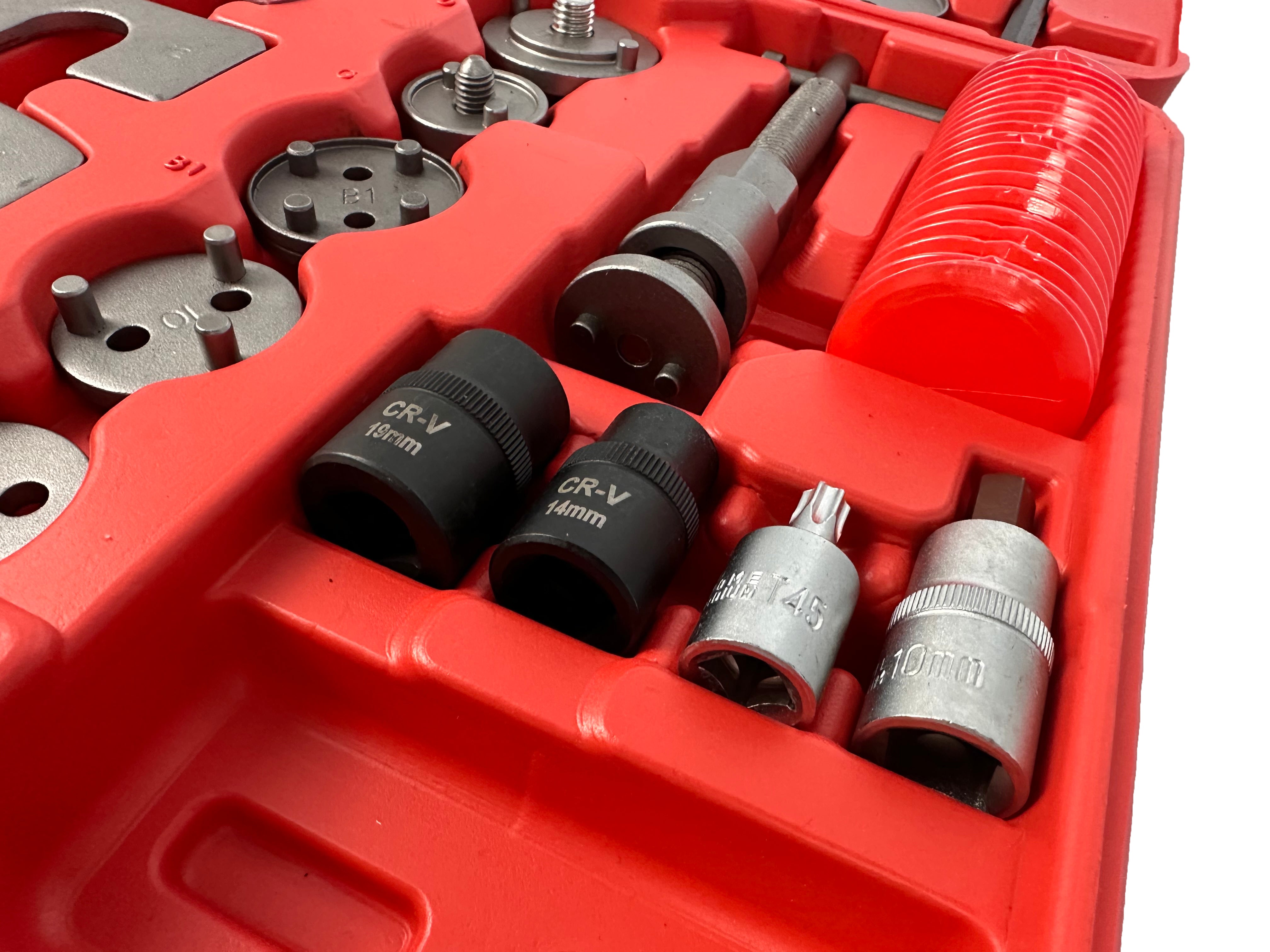 Σετ Πρέσα Επαναφοράς Εμβόλων Φρένων 50Τμχ GEBO TOOLS