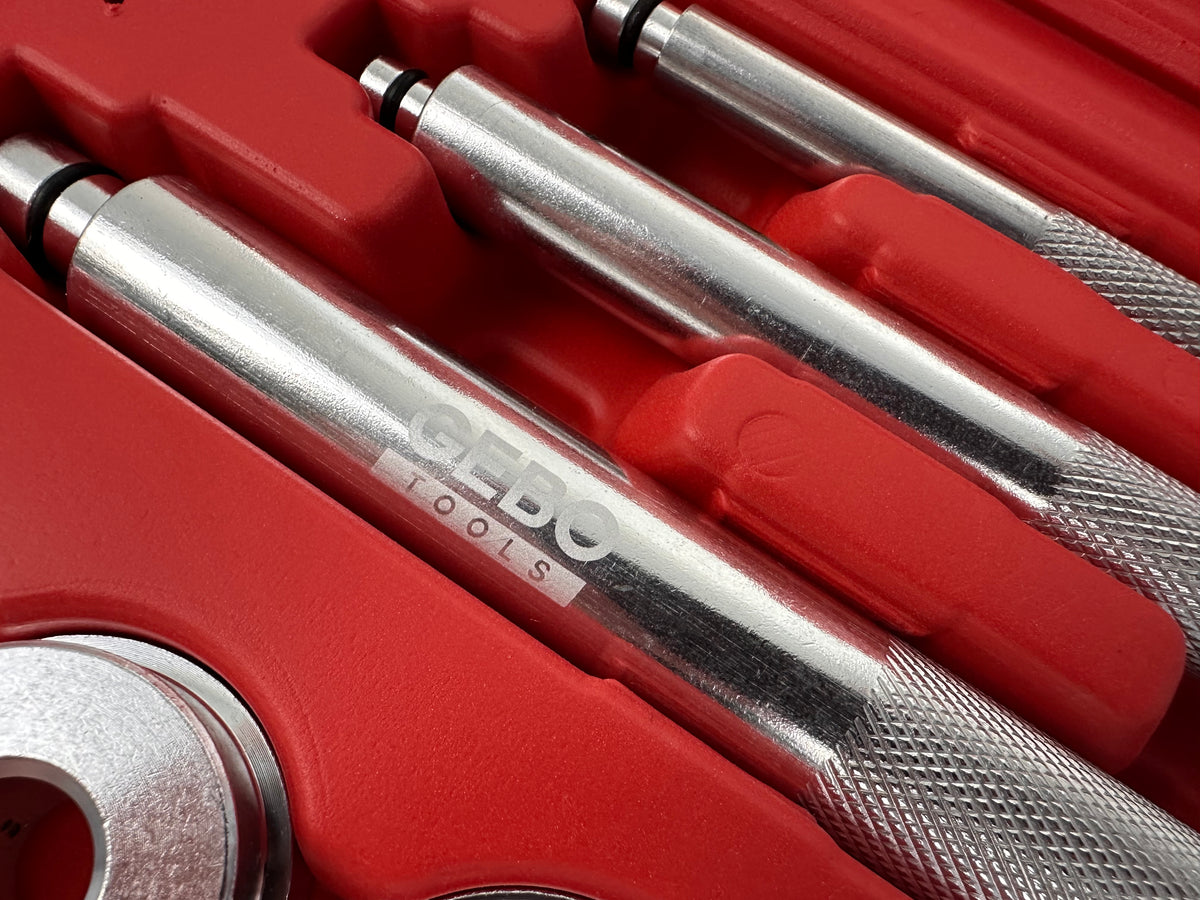 Σετ Πρέσα Τοποθέτησης Και Αφαίρεσης Ρουλεμάν Μουαγιέ Και Τσιμουχών 10Τμχ GEBO TOOLS