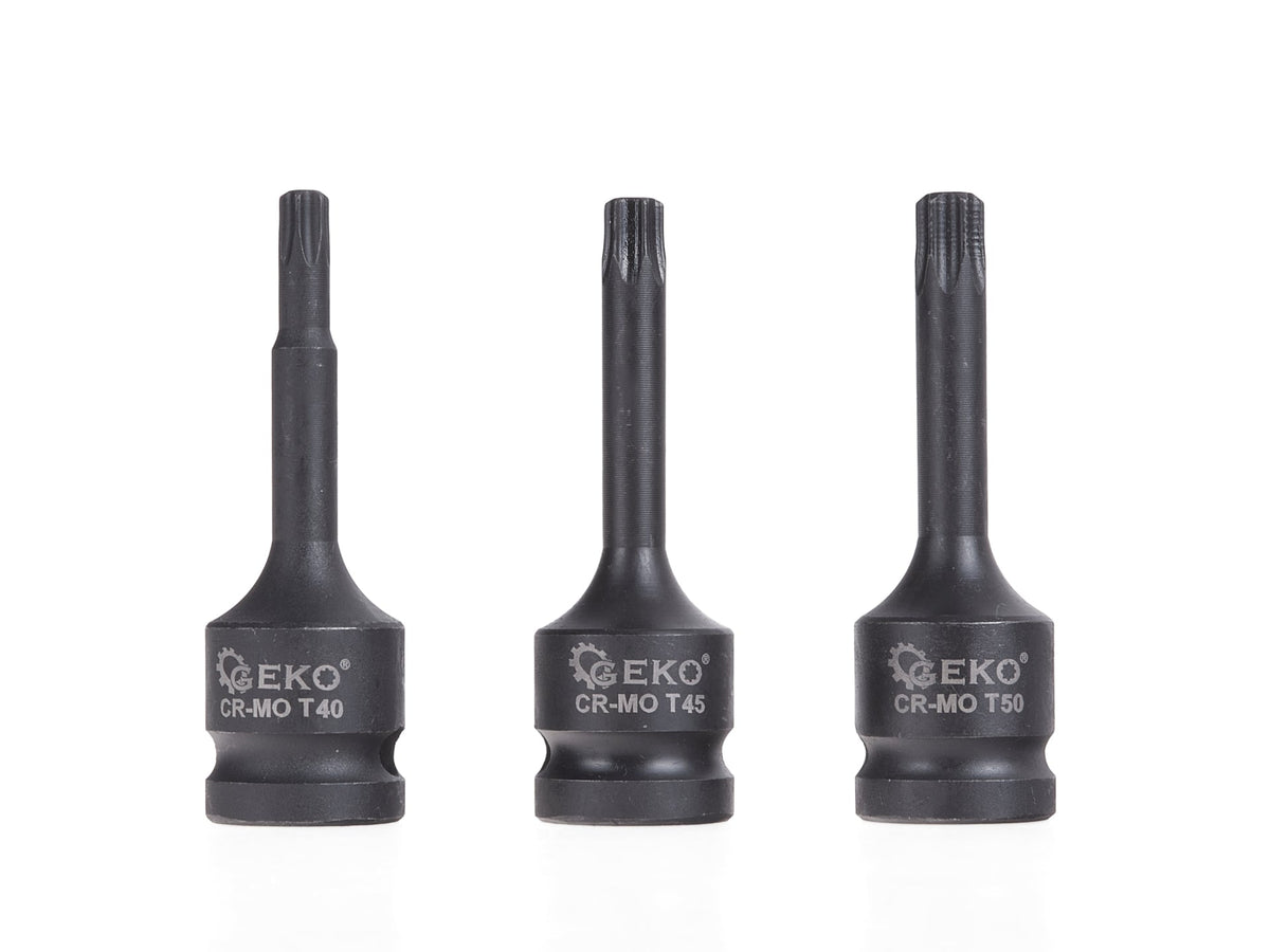 Σετ Torx Κρουστικου Τυπου 1/2 T20-T70 9 Τεμαχια Geko