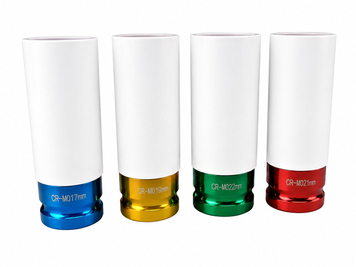 Σετ Καρυδάκια Για Ζάντες Αλουμινίου 1/2" 17-22mm 4Τμχ GEBO TOOLS