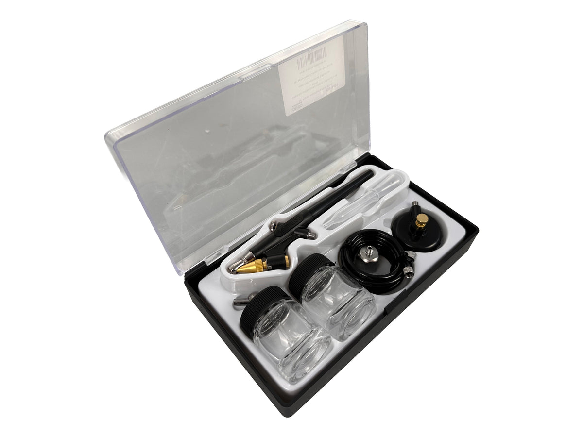 Σετ Αερογράφος Airbrush BD138 6Τμχ GEBO TOOLS