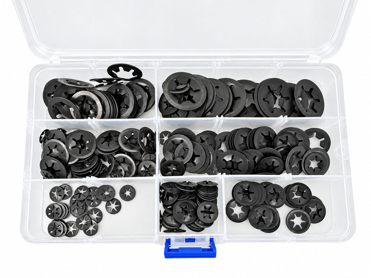 Σετ Ροδέλες Ασφαλείας Μ3-Μ12 160Τμχ GEBO TOOLS