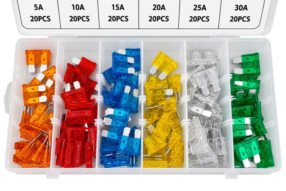 Σετ Ασφάλειες Αυτοκινήτου 5-30A 120Τμχ GEBO TOOLS