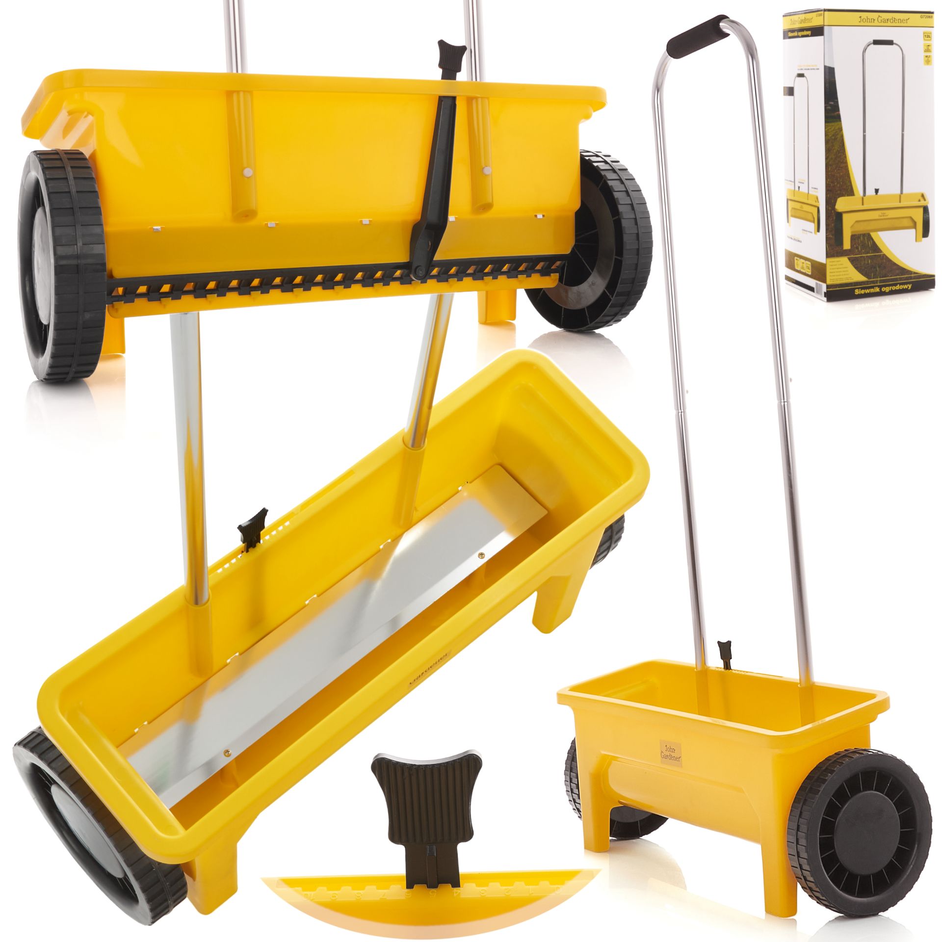 Χειροκινητη Σπορεασ Κηπου 12L Για Σπορα Λιπασματων Και Σπορων Γκαζον