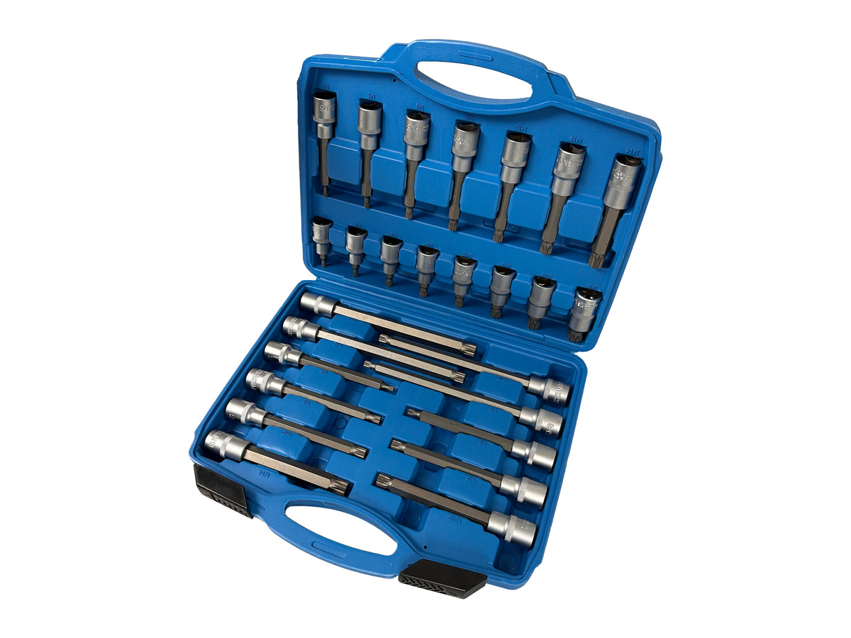 Συλλογή-Σετ Μύτες XZN M SPLINE 1/2" 26Τμχ GEBO TOOLS