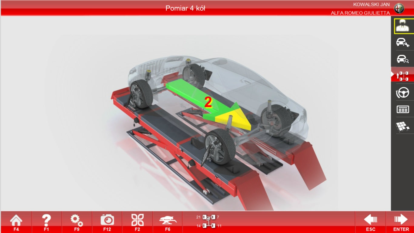 Σύστημα Ευθυγράμμισης Τροχών 3D INVENTO S400