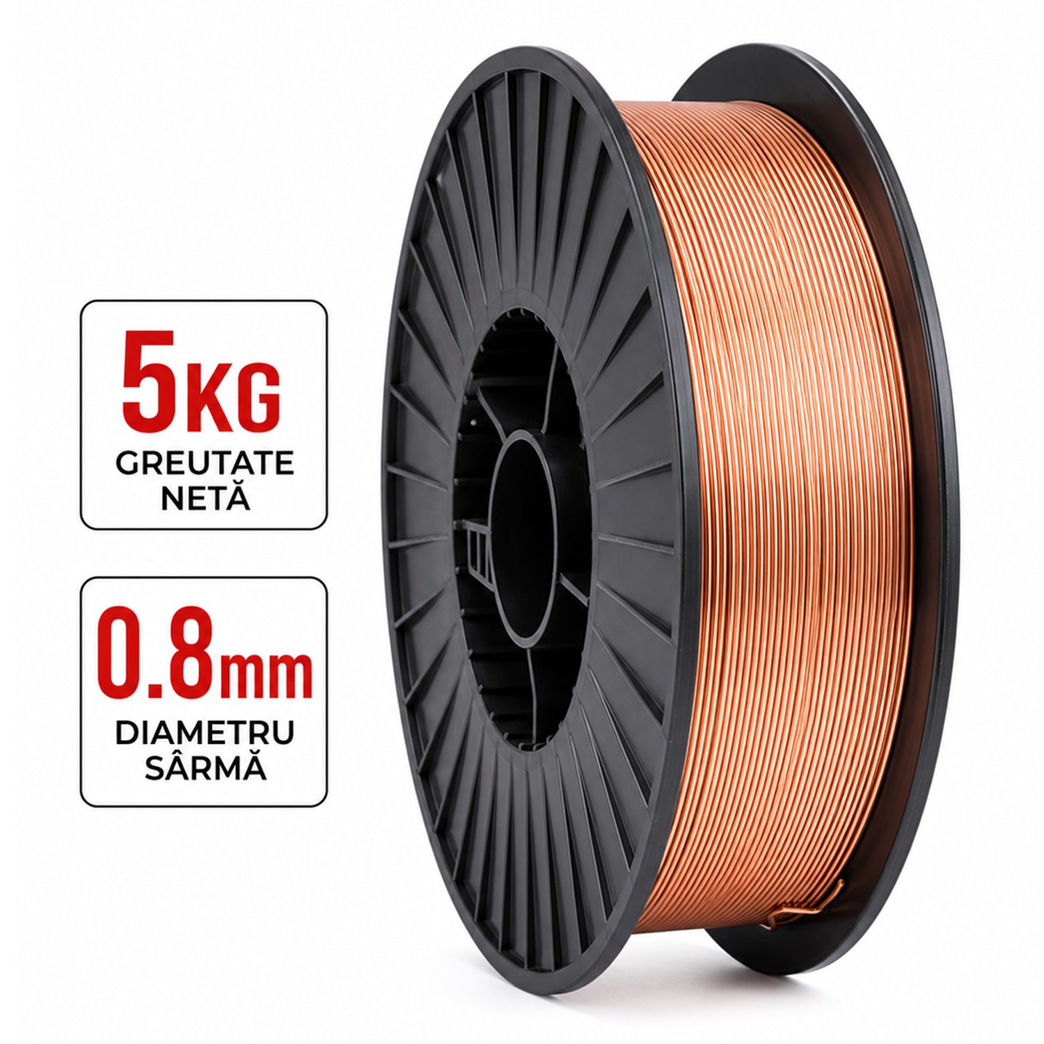 Σύρμα Ρολό Ηλεκτροσυγκόλλησης 0.8mmx5kg
