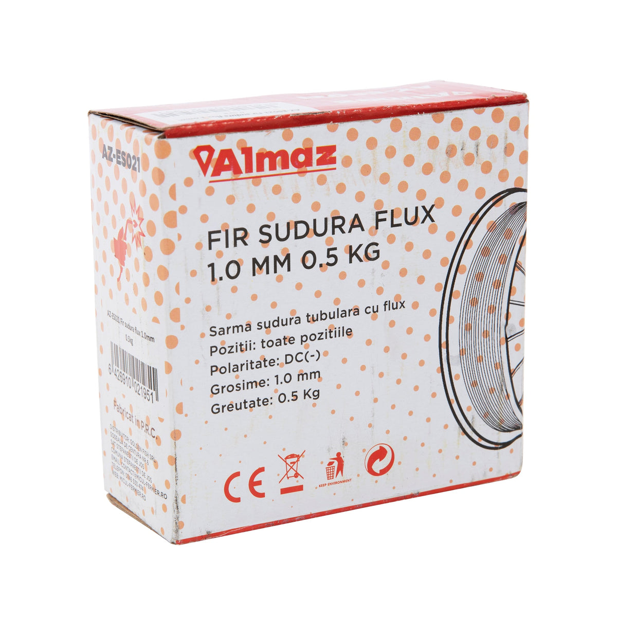 Σύρμα Συγκόλλησης Με Ροή 1.0Mm 0.5Kg Almaz