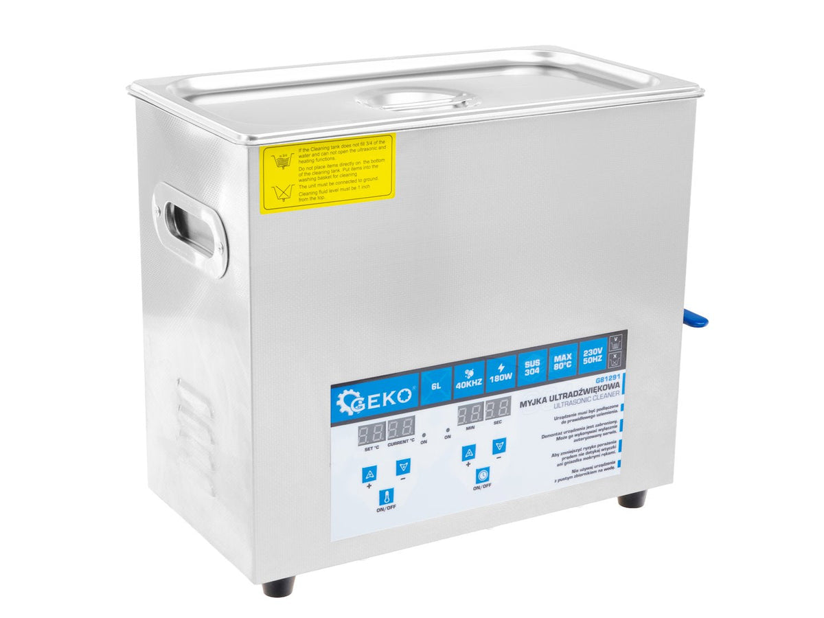 Συσκευή Καθαρισμού Με Υπερήχους 6L 180w GEKO