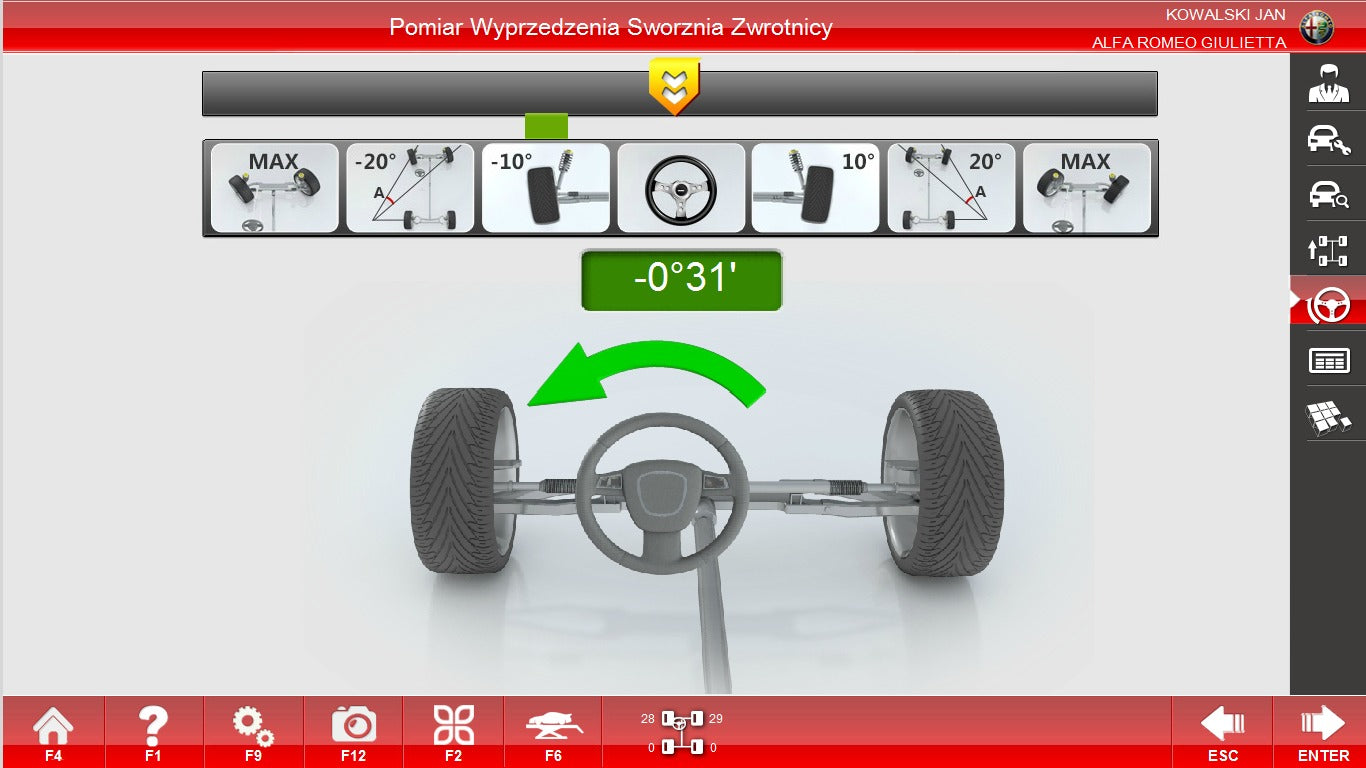 Σύστημα Ευθυγράμμισης Τροχών Αυτοκινήτου 3D