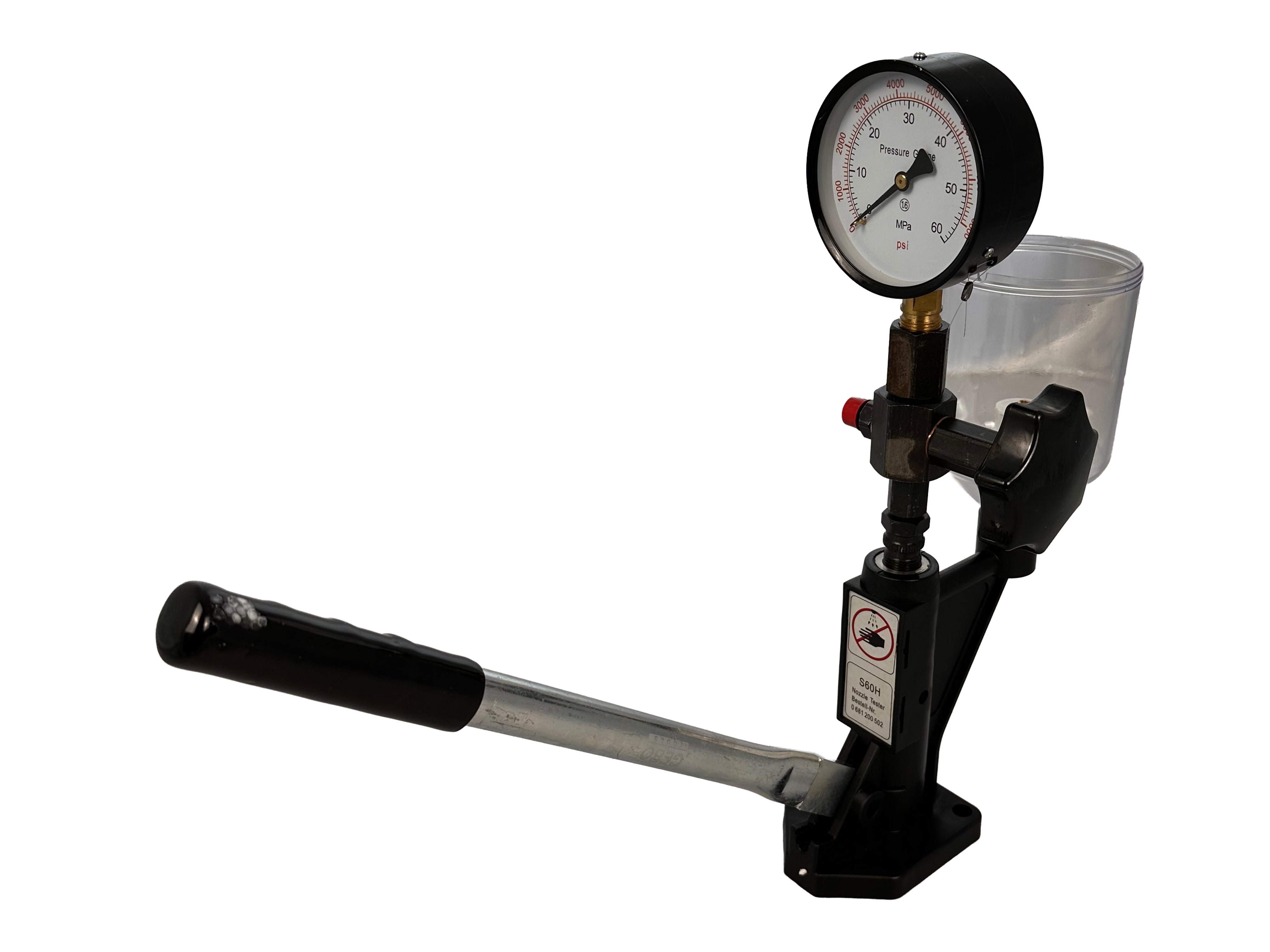 Tester Ελέγχου Πίεσης Μπεκ Πετρελαίου 600Bar GEBO TOOLS