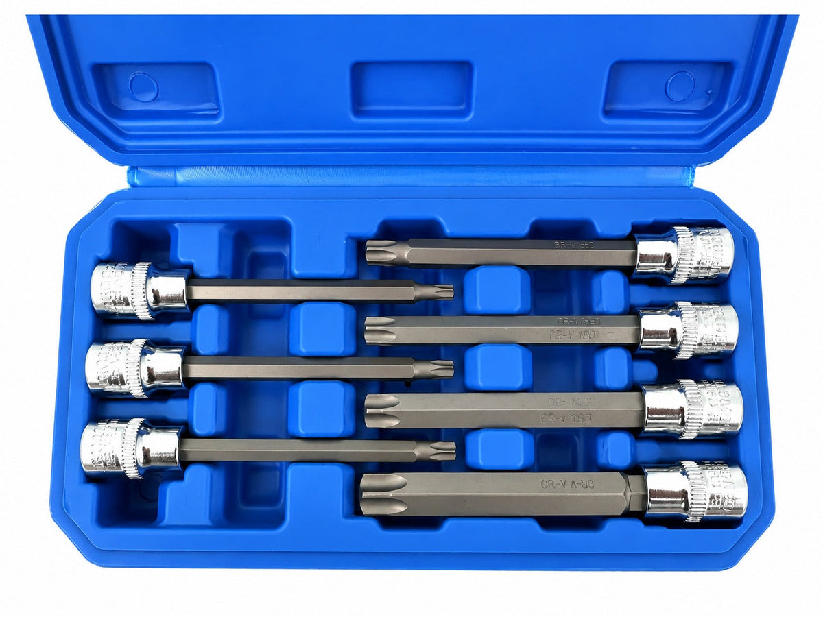 Σετ Μύτες Torx Έξτρα Μακριές 3/8" 7Tμχ GEBO TOOLS