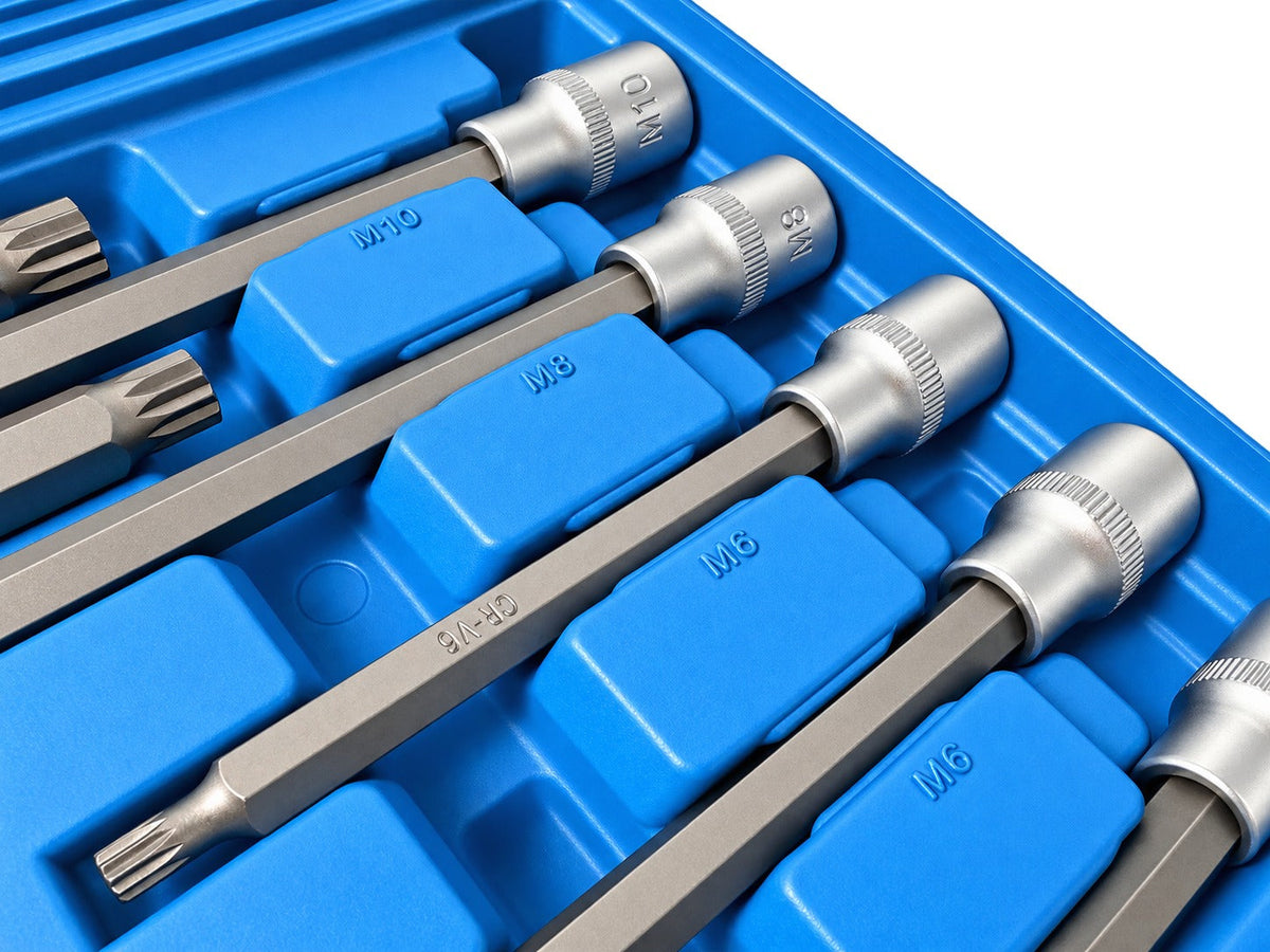 Συλλογή-Σετ Μύτες XZN M SPLINE 1/2" 26Τμχ GEBO TOOLS