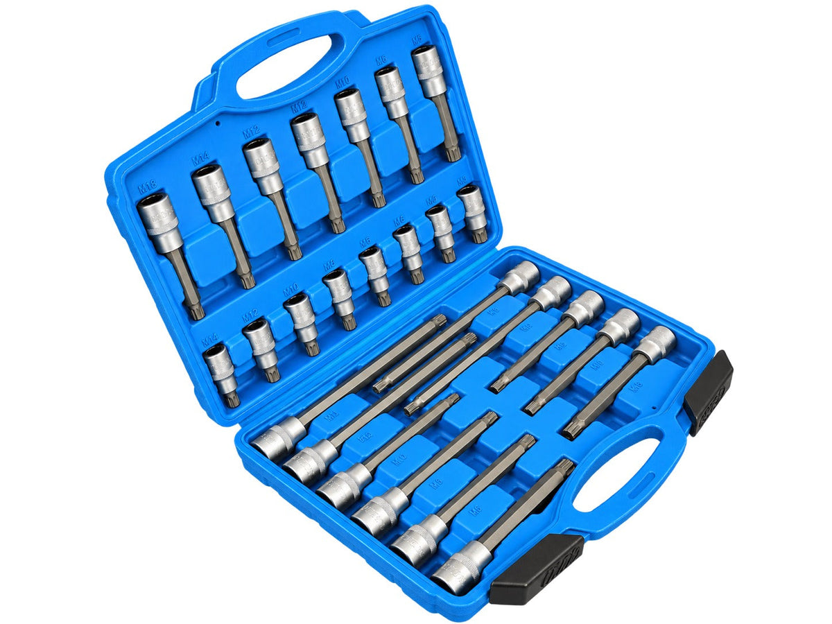 Συλλογή-Σετ Μύτες XZN M SPLINE 1/2" 26Τμχ GEBO TOOLS