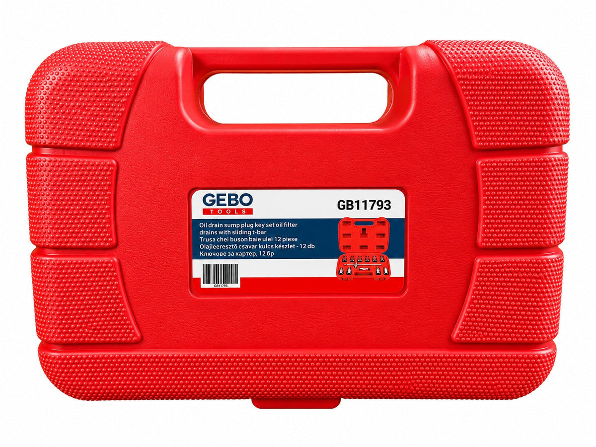 Σετ Καρυδάκια Κάρτερ Λαδιού 12 Τμχ GEBO TOOLS