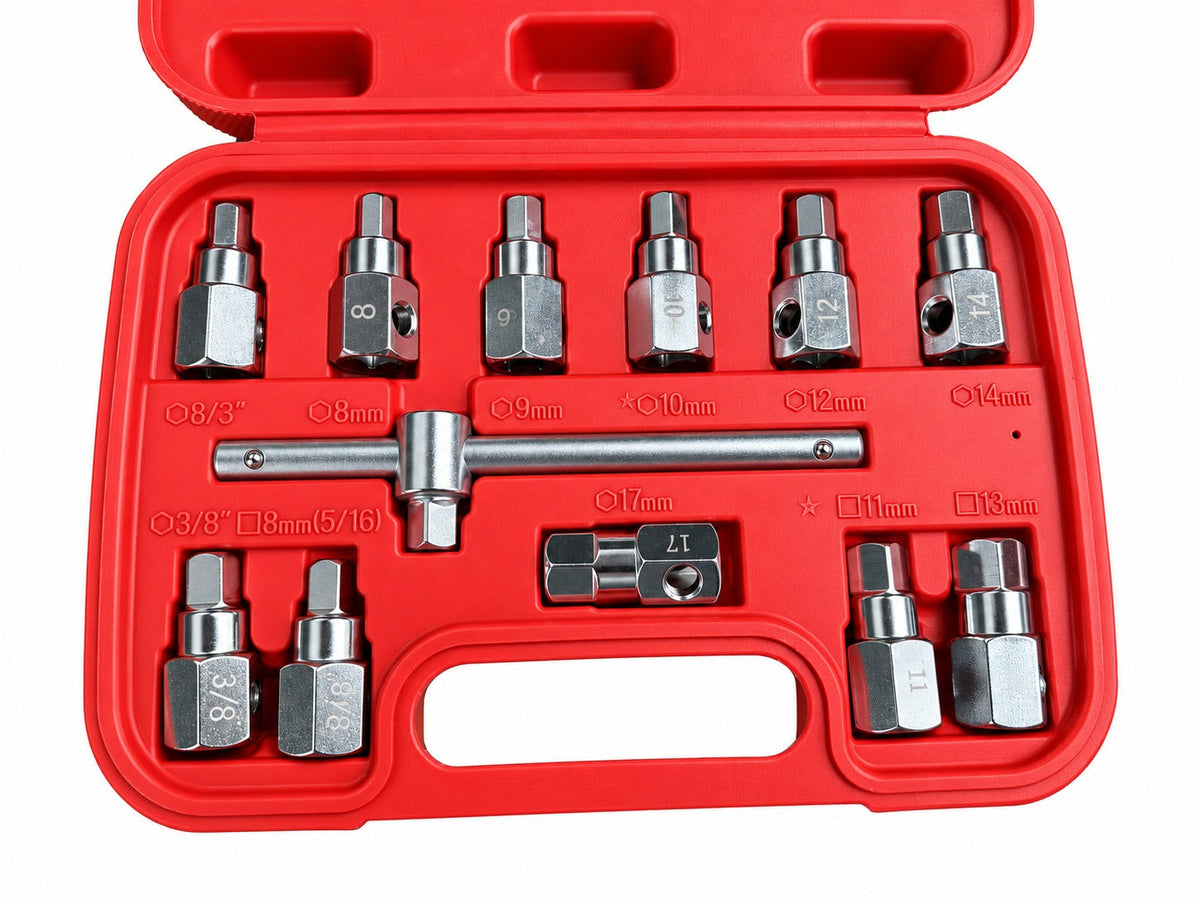 Σετ Καρυδάκια Κάρτερ Λαδιού 12 Τμχ GEBO TOOLS