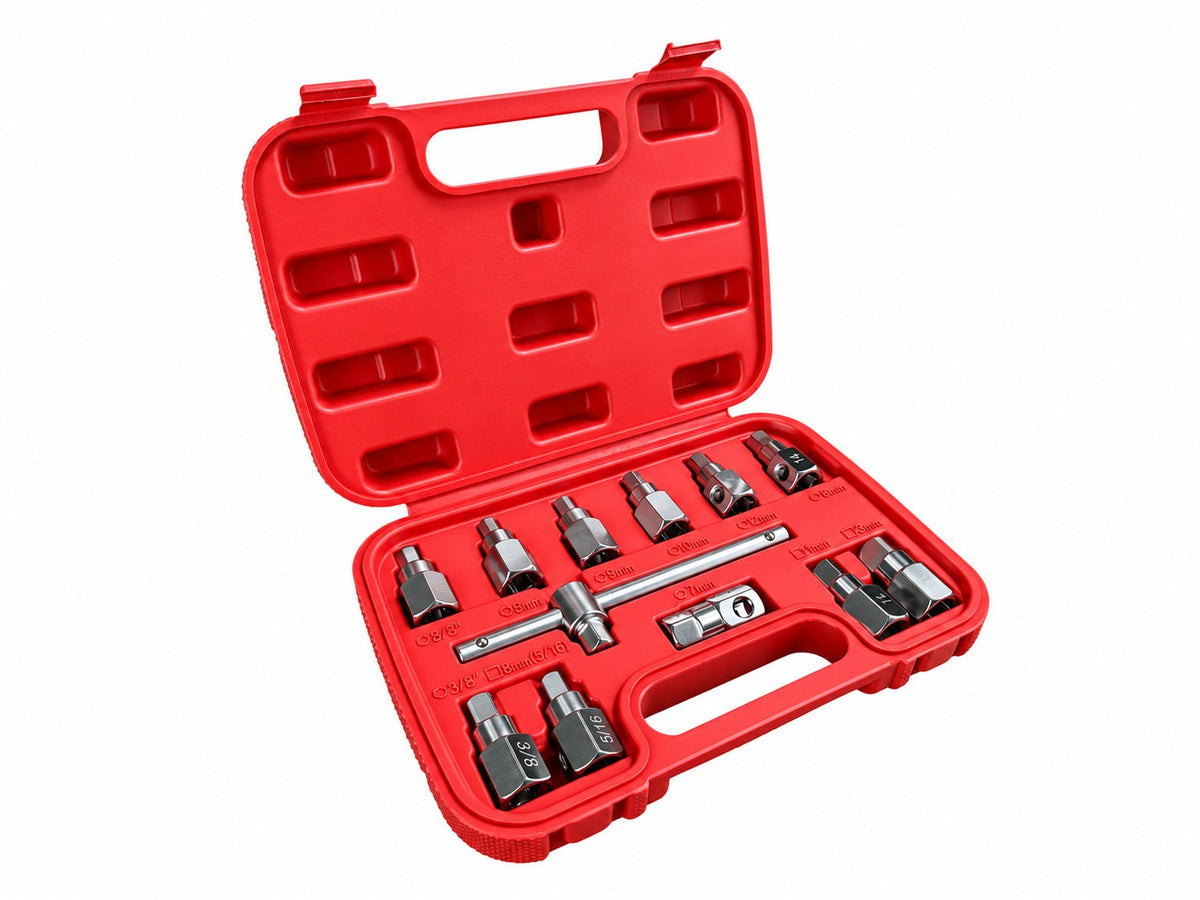 Σετ Καρυδάκια Κάρτερ Λαδιού 12 Τμχ GEBO TOOLS