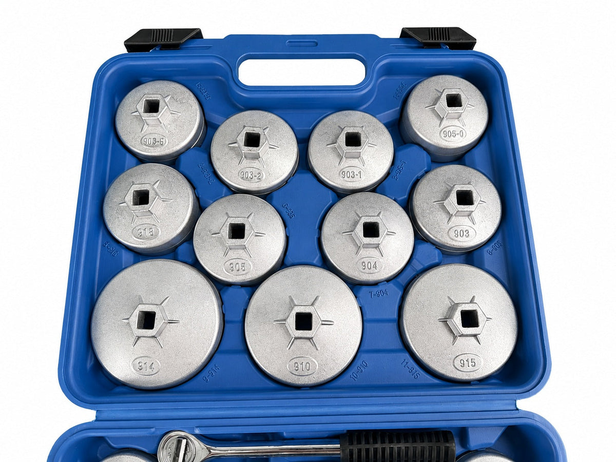 Φιλτρόκλειδα Κούπας Αλουμινίου 23 Τμχ GEBO TOOLS