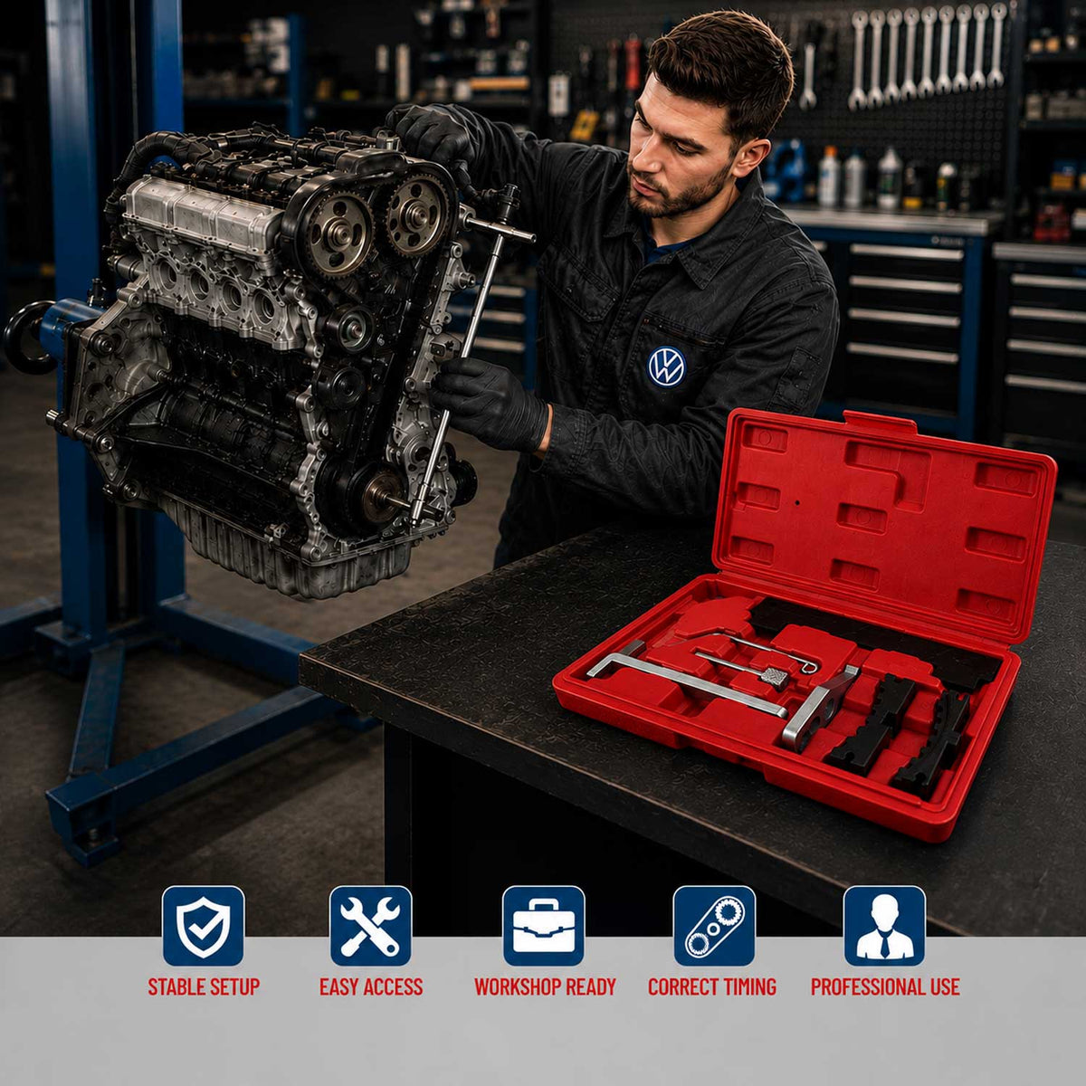 Κιτ Χρονισμού Κινητήρα Opel 1.6 1.8 16V GEBO TOOLS