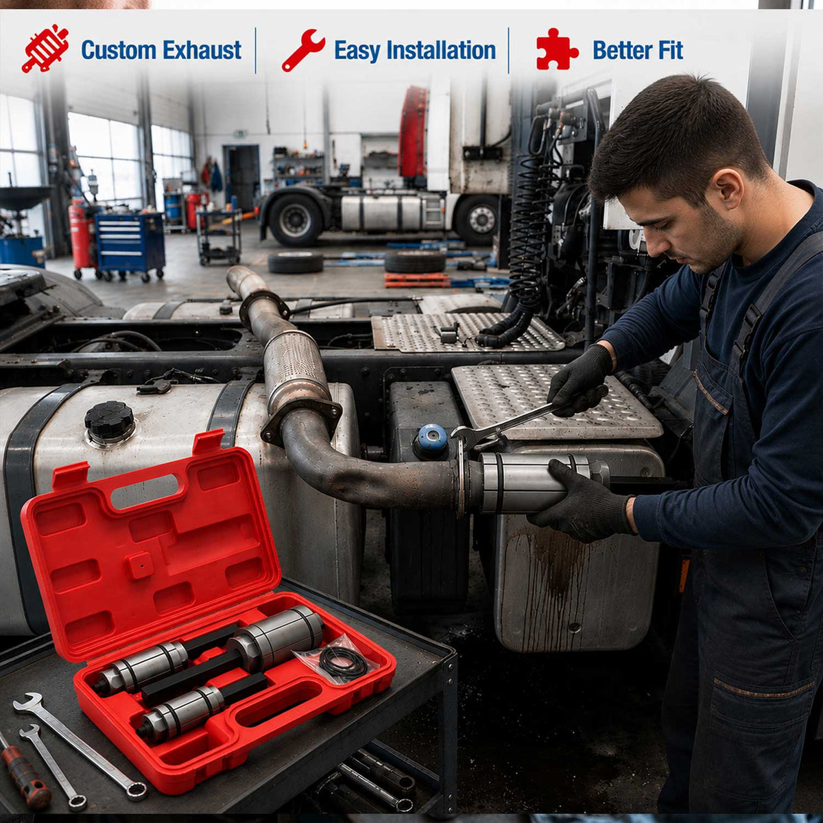 Σετ Διαστολέας Σωλήνα Εξάτμισης GEBO TOOLS