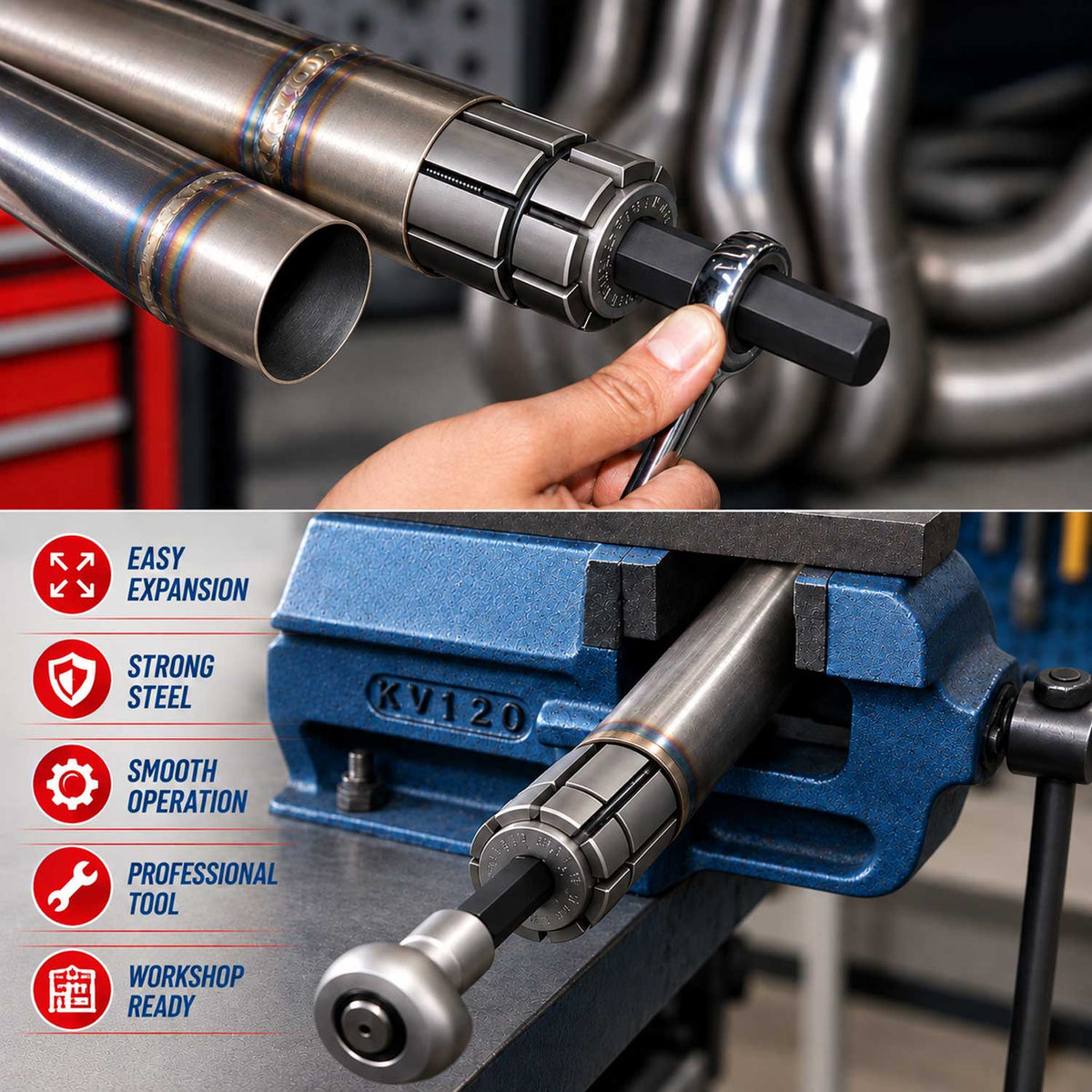 Σετ Διαστολέας Σωλήνα Εξάτμισης GEBO TOOLS