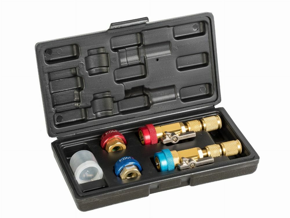 Σετ Ταχυσυνδεσμοι Με Βαλβιδα Για Κλιματισμο R1234Yf Και R134A