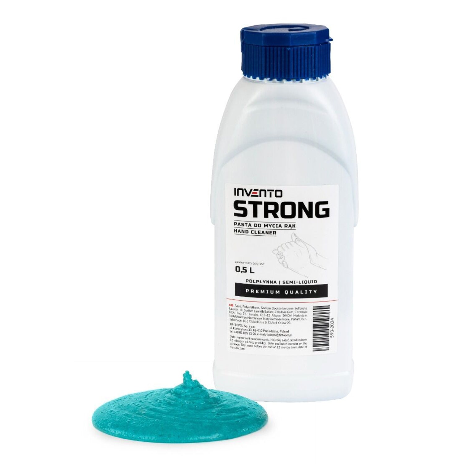 Τζελ Καθαρισμού Χεριών 0.5L STRONG INVENTO