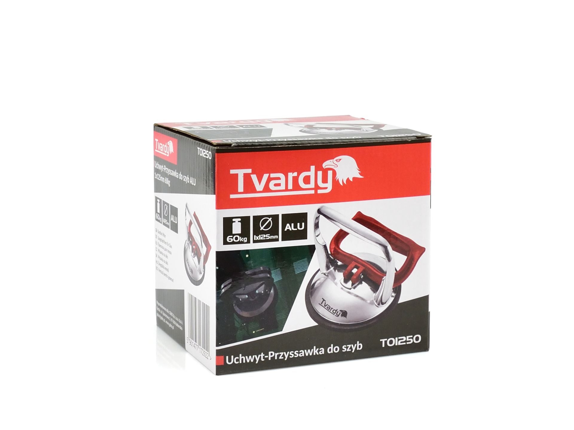 Tvardy Μονή Βεντούζα Διαμέτρου 125Mm Με Ικανότητα Συγκράτησης 60Kg
