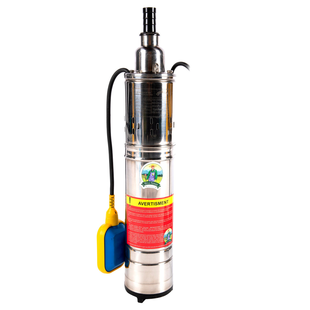 Υποβρύχια Αντλία Τύπου Τούνελ 1100W, Ροή 1850L/Ώρα, Με Φλοτέρ