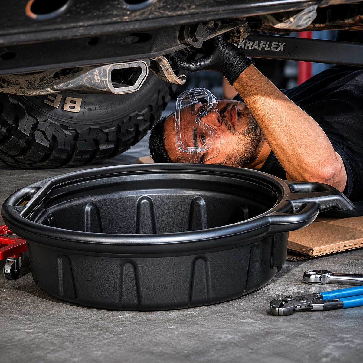 Δοχείο-Λεκάνη Συλλογής Λαδιού 15L GEBO TOOLS