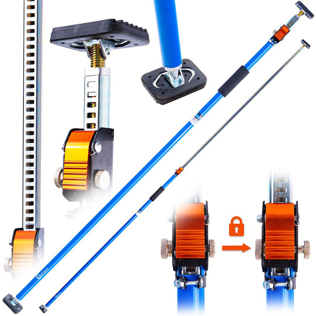Βάση Τηλεσκοπική Πλακιδίων 60kg 160-290cm GEKO