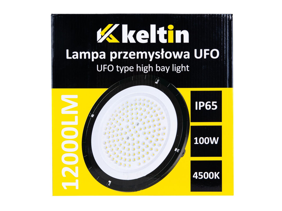 Βιομηχανική Λάμπα Led Highbay 100w 12000Lm 4500K IP65 KELTIN