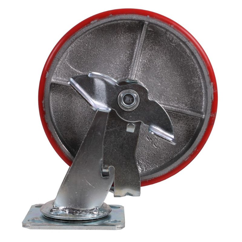 Περιστρεφομενοσ Τροχοσ Απο Pu Με Φρενο 200X50Mm 480Kg