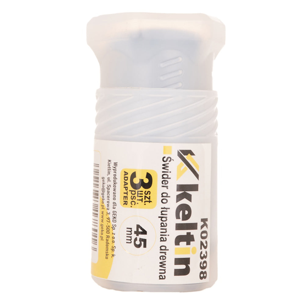 Keltin Σετ 3 Τρυπάνια Με Εξάγωνο Στέλεχος Για Ξύλο