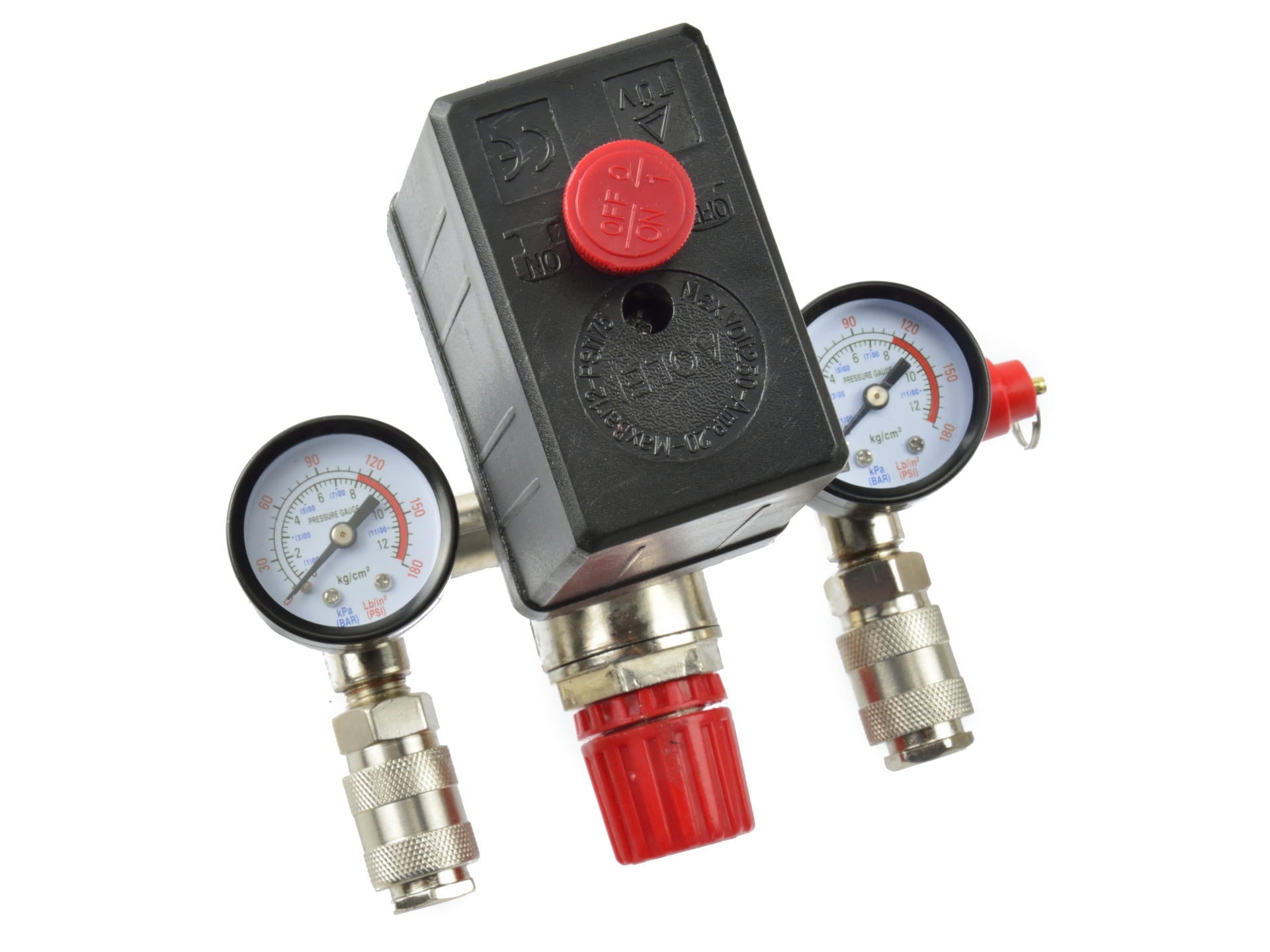 Πιεσοστατησ- Πρεσοστατησ Με Ρυθμιστη Πιεσησ Για Μονοφασικο Αεροσυμπιεστη Geko