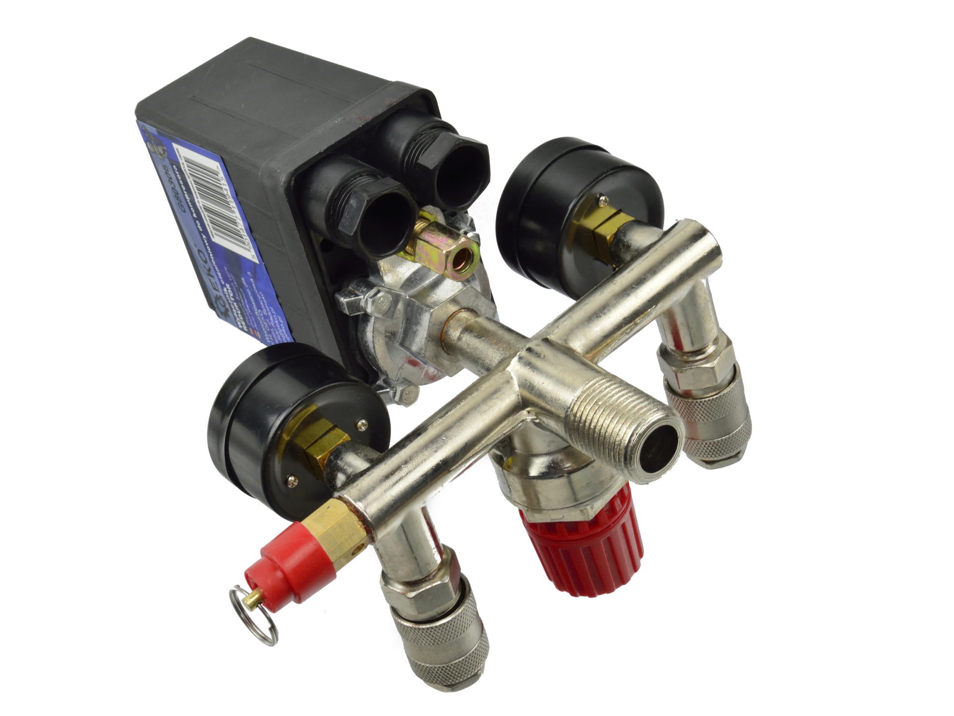 Πιεσοστατησ- Πρεσοστατησ Με Ρυθμιστη Πιεσησ Για Μονοφασικο Αεροσυμπιεστη Geko