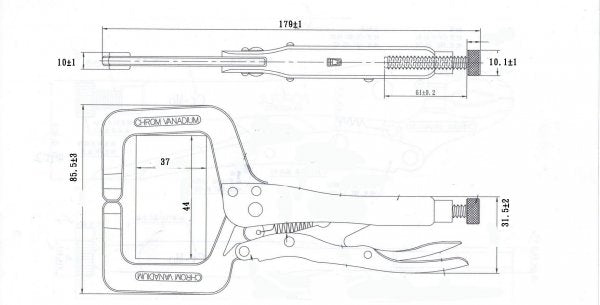 Techman Πένσα Μήκους 152.4Mm