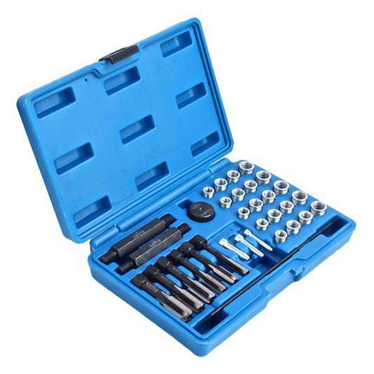 Σετ Επισκευησ Σπειρωματοσ Για Προθερμαινομενα Μπουζι M8, M10, M12, M14 33 Τεμαχια