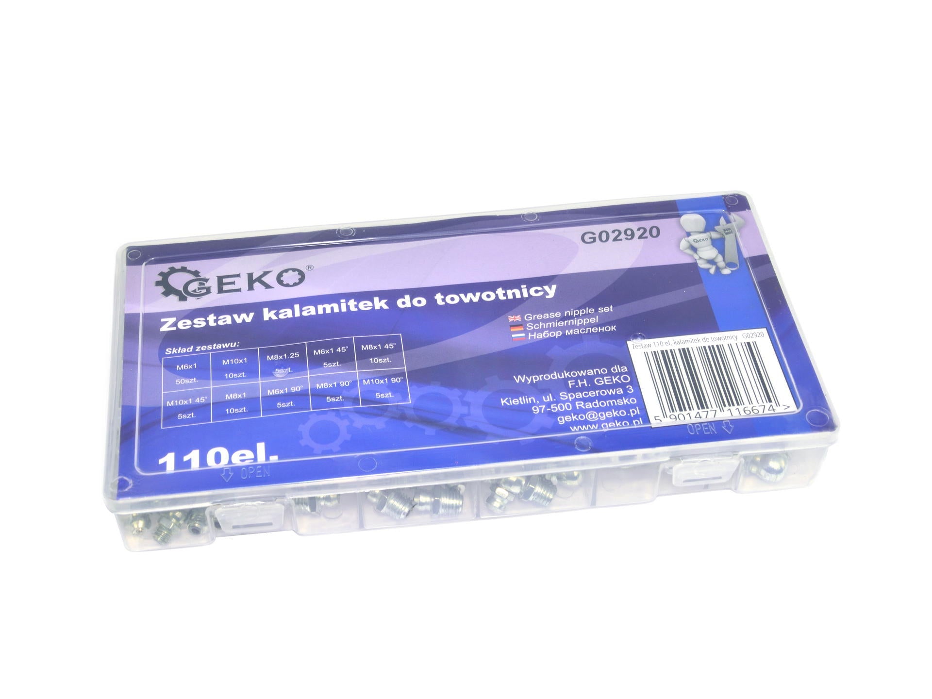 Geko Σετ Ακροφύσια Γρασαρίσματος 110Τμχ G02920