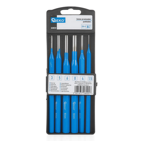 Ζουμπάδες 1,5-8mm CR-V Σετ 6 Τμχ GEKO