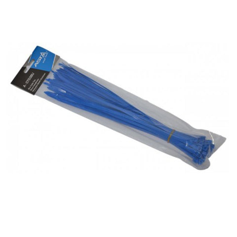 Σετ Δεματικά Καλωδίων Νάιλον 5x300mm 50 Τμχ Μπλε
