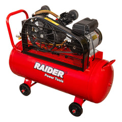 Aεροσυμπιεστής-Κομπρεσέρ Αέρος 100L 2HP 1.5kw 170L/Min 2 Εμβόλων 8Bar 220V RAIDER