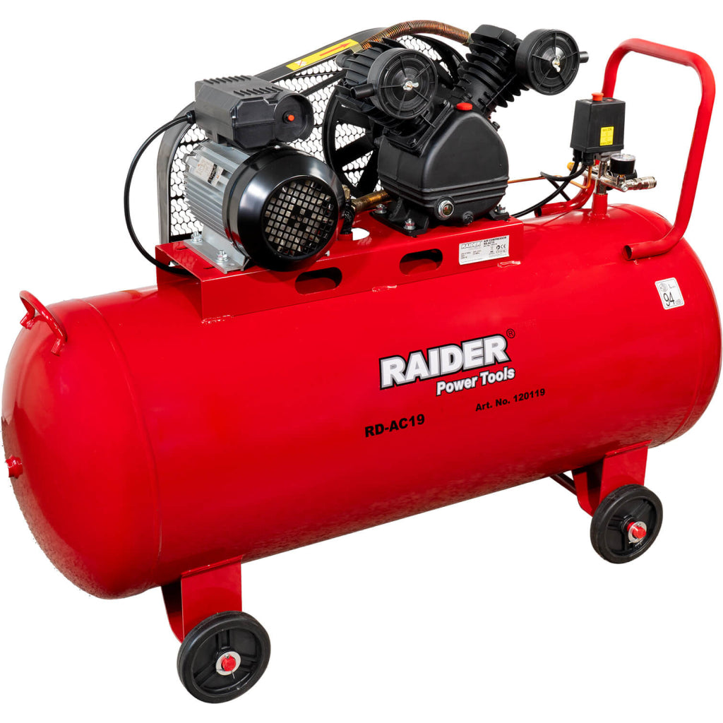 Αεροσυμπιεστής-Κομπρεσέρ Αέρος 200L 2.2kw 230V RAIDER RD-AC19
