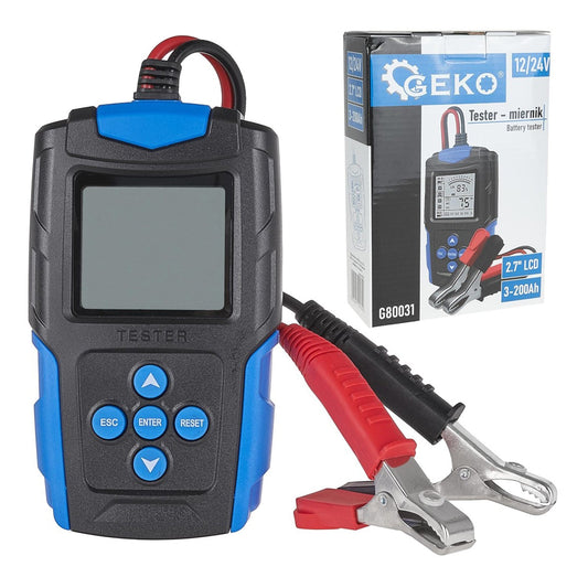 Δοκιμαστικο Μπαταριασ Με Οθονη Lcd 12/24V 3Ah-200Ah