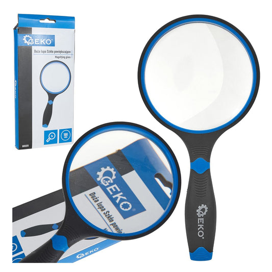 Μεγεθυντικός Φακός Με Λαστιχένια Λαβή 3X, 100Mm Geko