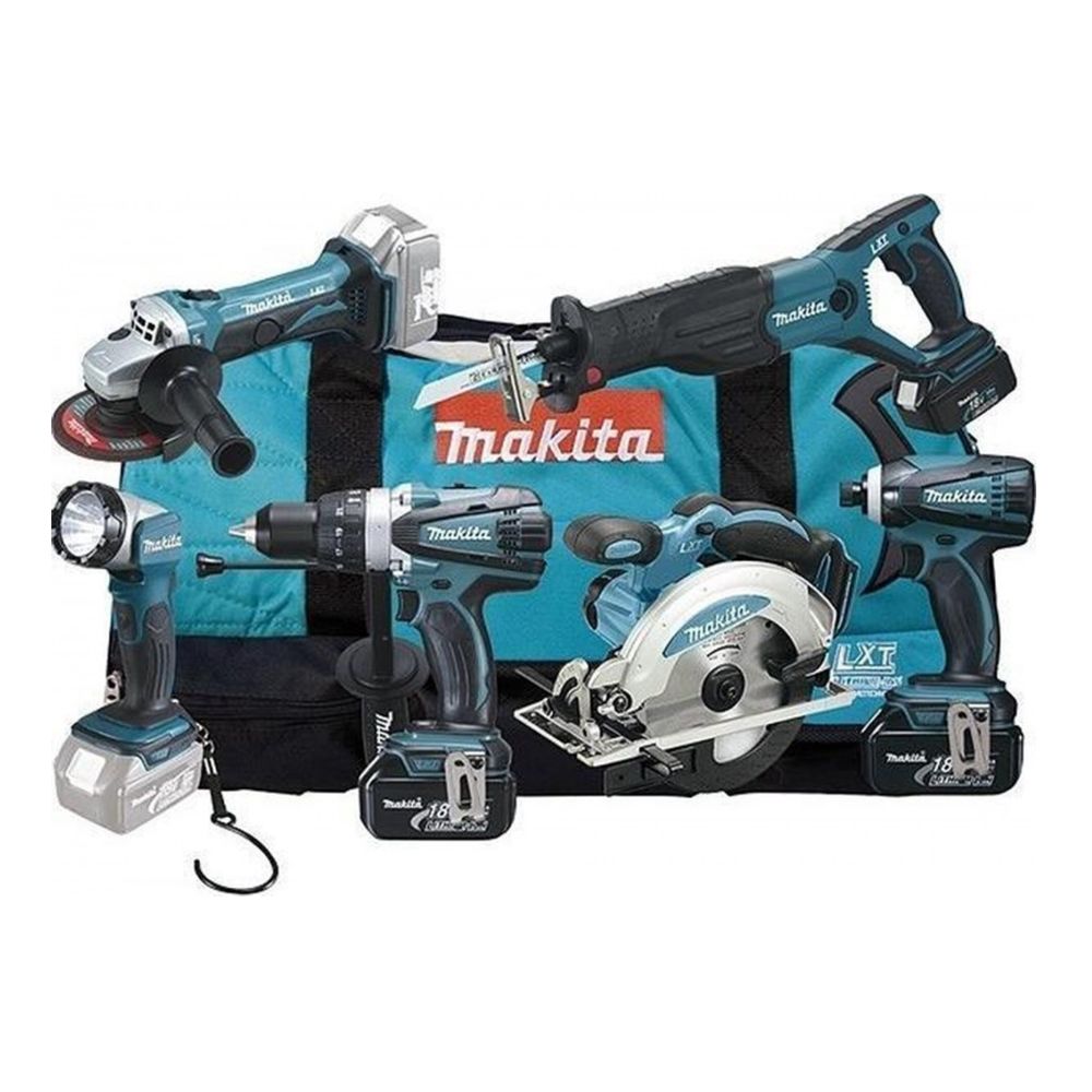 Πακέτο 6 Εργαλείων Makita Με Μπαταρία 18V Li-Ion 3Ah Dlx6011