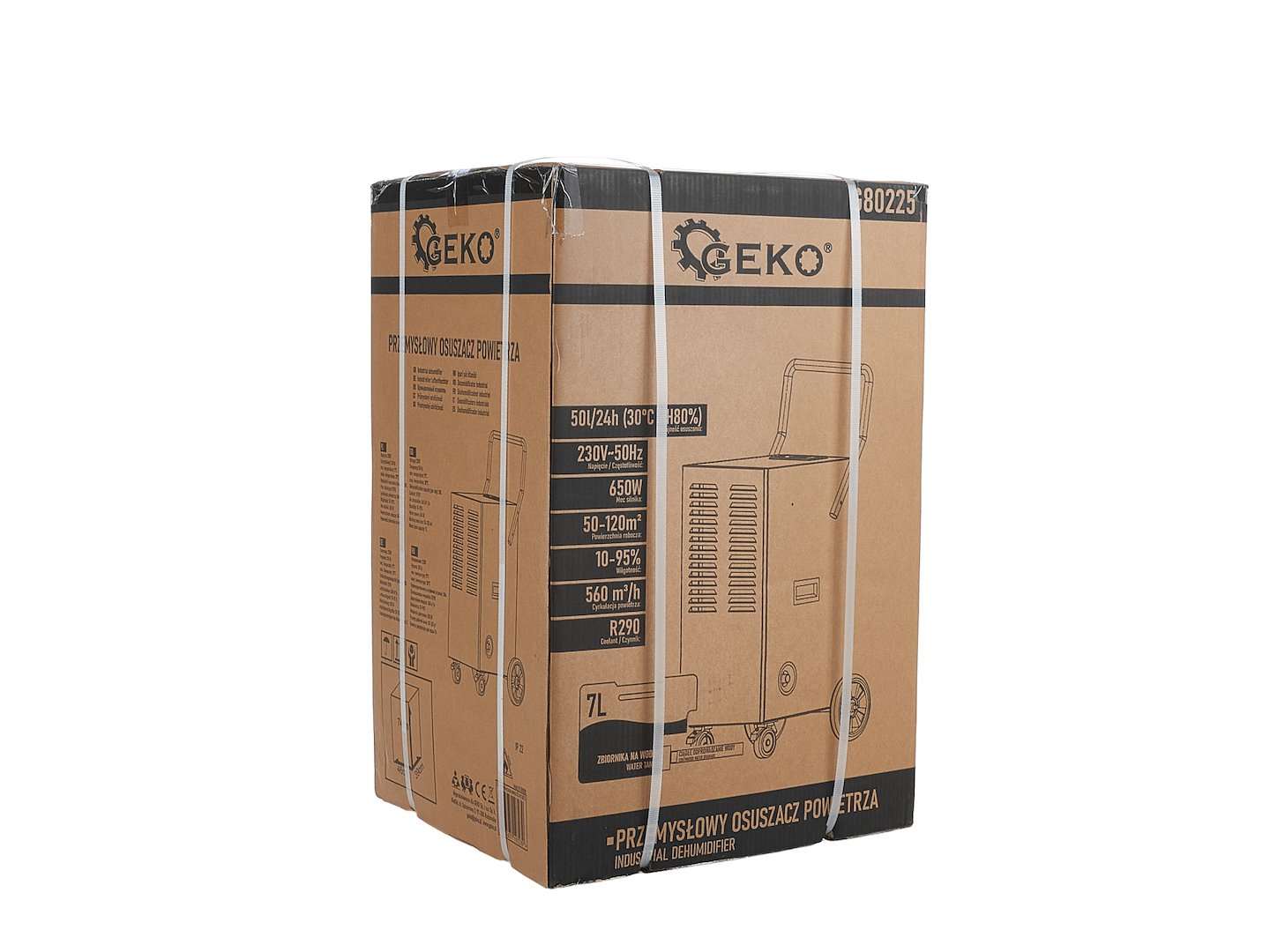 Βιομηχανικός Αφυγραντήρας 50L/25H 50-120m2 650w