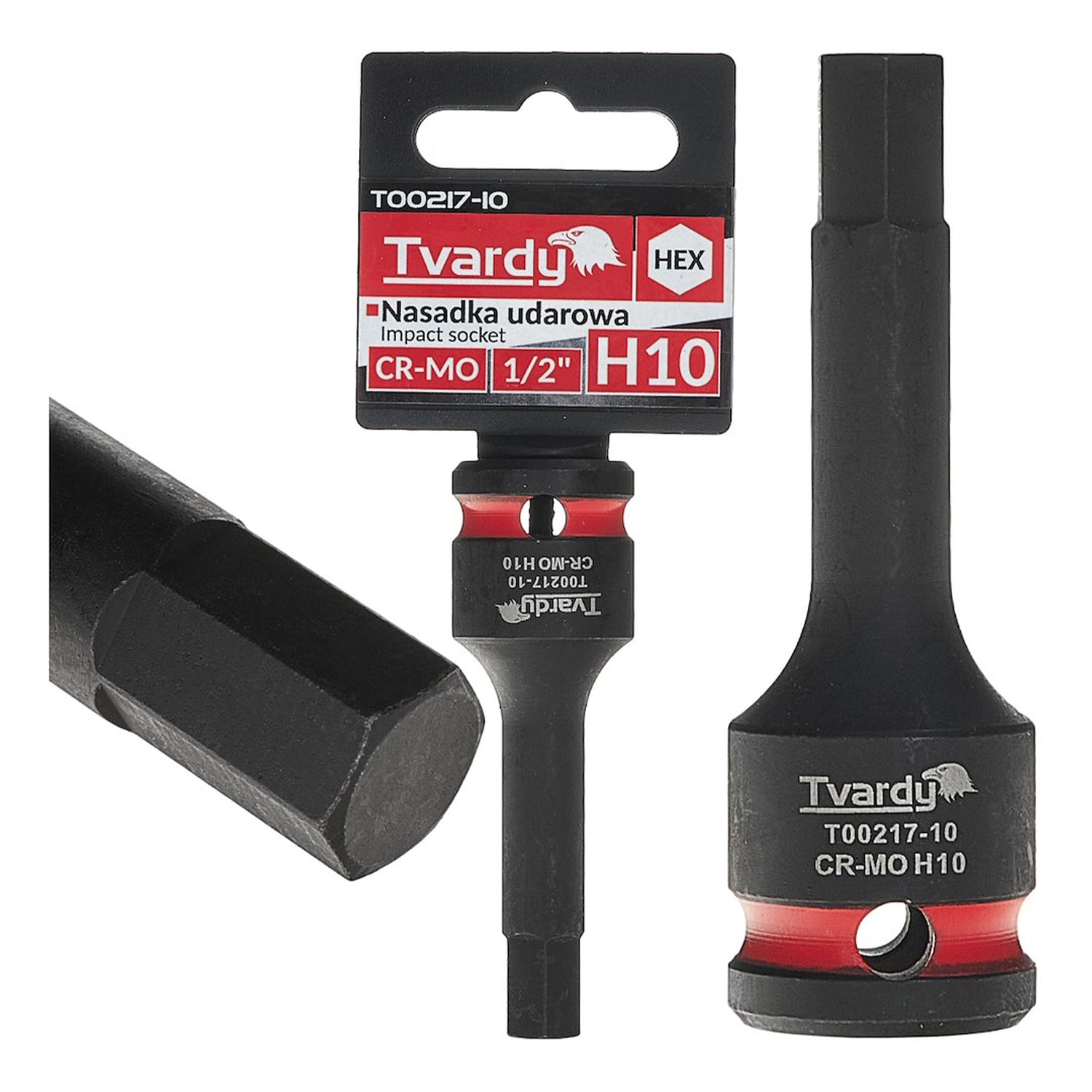Καρυδάκι Κρουστικό Με Μύτη Άλλεν H10 1/2" CR-MO TVARDY
