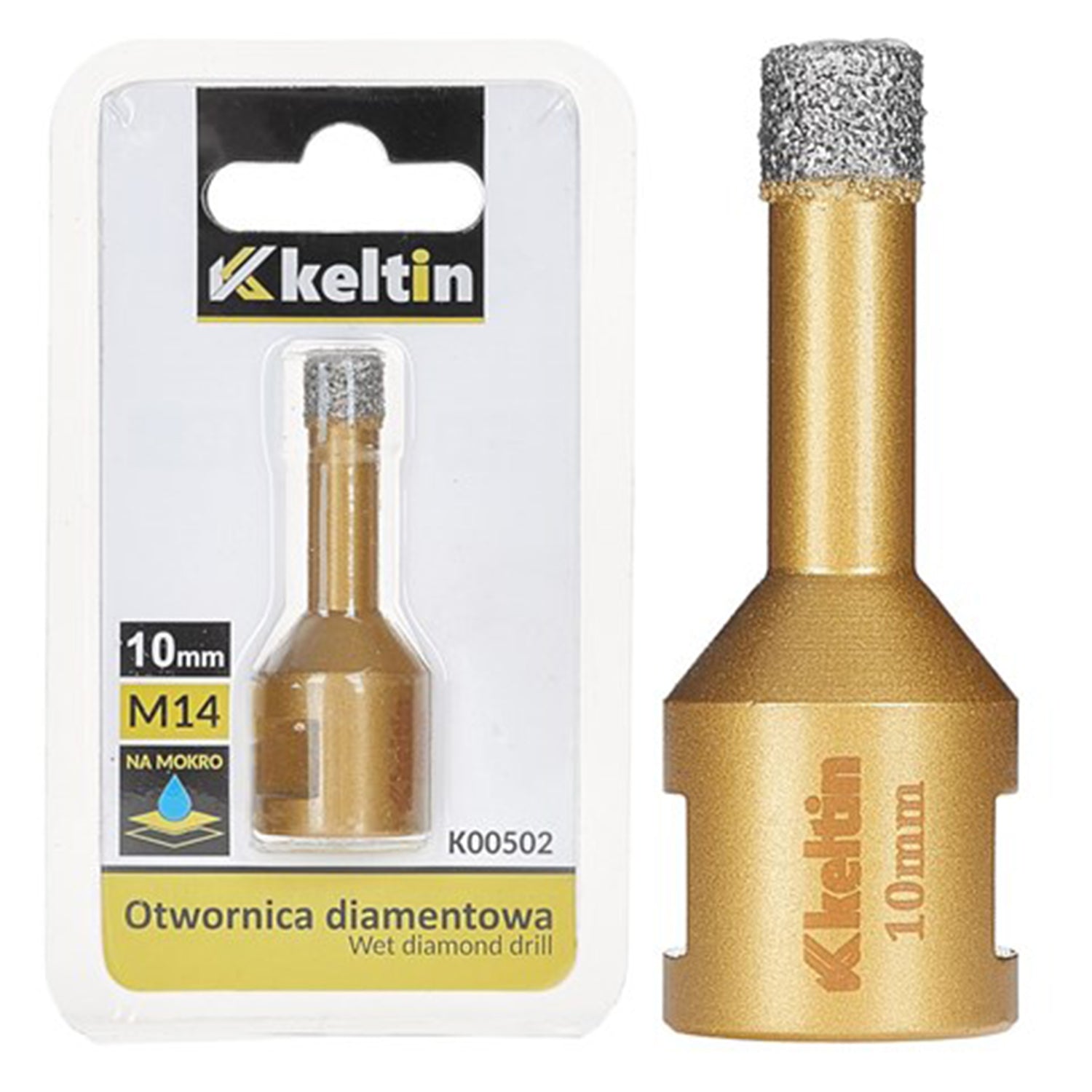 Ποτηροτρύπανο Διαμαντέ 10mm M14 KELTIN