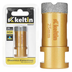 Ποτηροτρύπανο Διαμαντέ 25mm M14 KELTIN